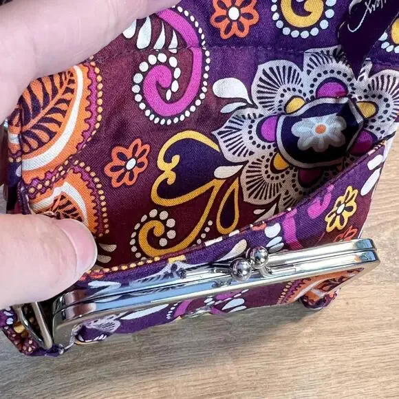 Vera Bradley Quilted Floral Wallet - Picture 6 of 8